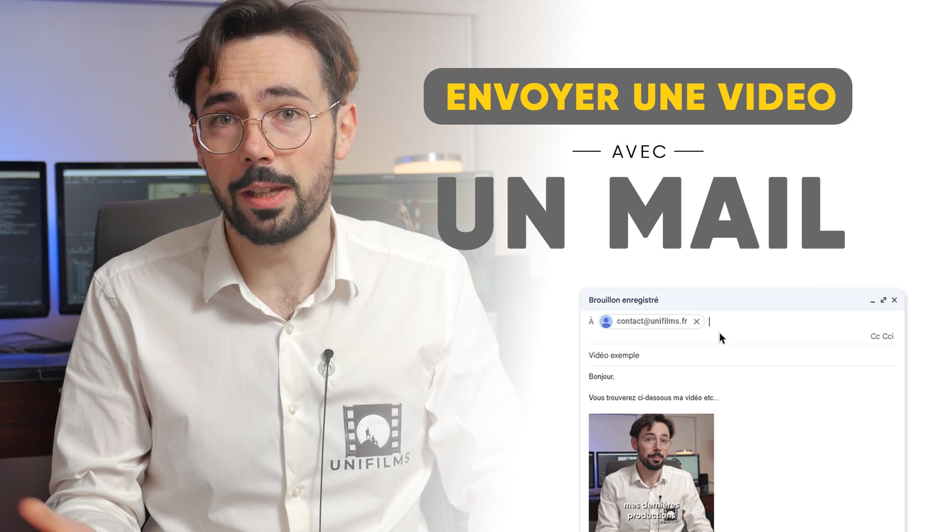 INTÉGRER VOTRE VIDÉO DANS UN MAIL !